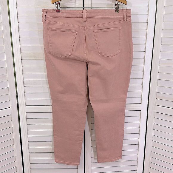 Talbots Jeans Size 16P Pink Flawless Slim Ankle Denim NWOT - Picture 7 of 11